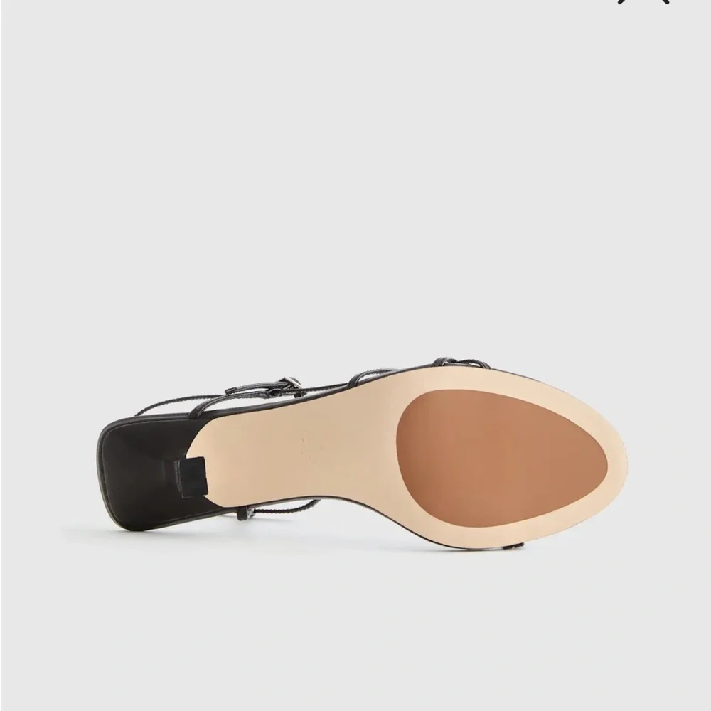 Quince Italian Leather 70mm Strappy Heel size 8 - Picture 5 of 8